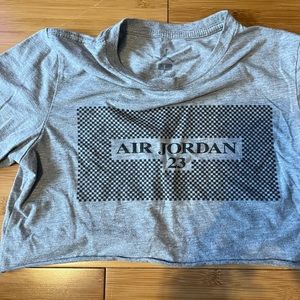 Kids L air Jordan crop top